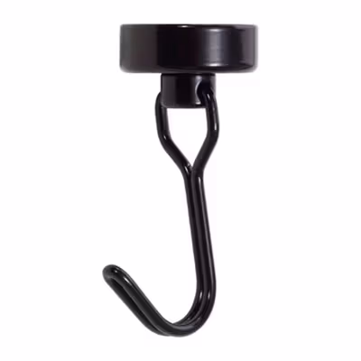 TaffHOME Gantungan Dinding Magnetic Hook Wall Hanger Organizer - KE560 - Black — gambar 3