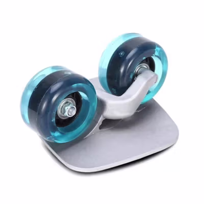 ODM Freeline Skate Anti Slip Drift 2 Roda LED Flashing - XK-SK0004 - Blue — gambar 3