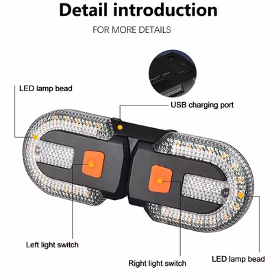 FY Lampu Belakang Sepeda LED Rechargeable Sein Tail Light 30 Lumens - FY-1825 - Black — gambar 3