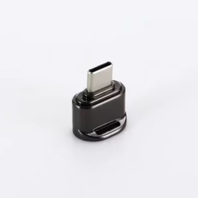Kinganda OTG Type C Card Reader Micro SD SDHC SDXC Zinc Alloy - P30 - Black — gambar 3