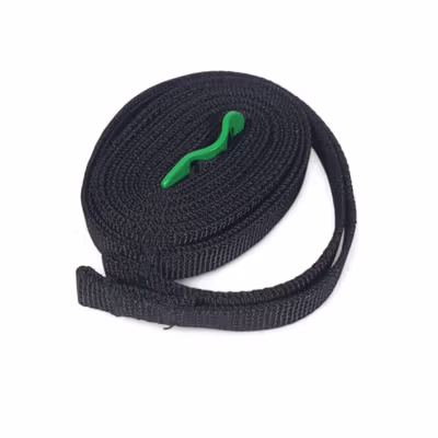 TaffGUARD Strap Tali Pengikat Barang Camping Rope Steel Quick Hook - BC098K - Black — gambar 3