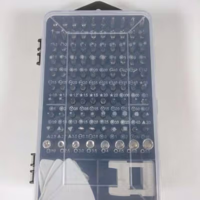 Taffware 117in1 Screwdriver Set Reparasi Smartphone Laptop Precision - 10817 - Black/Gray — gambar 3