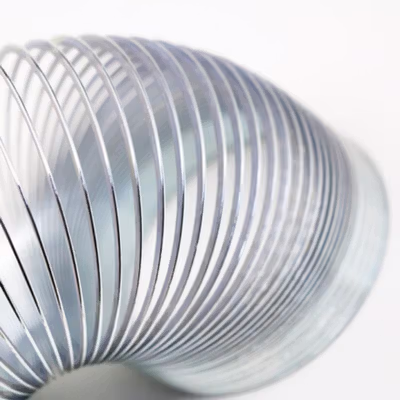 Hello Metal Slinky Spring Per Mainan Anti Stress - YT2018 - Silver — gambar 3