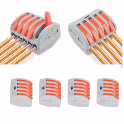 Guillermo Terminal Block Konektor Sambungan Kabel Listrik 1 PCS PCT-215 - GTB6 - Gray — gambar 3