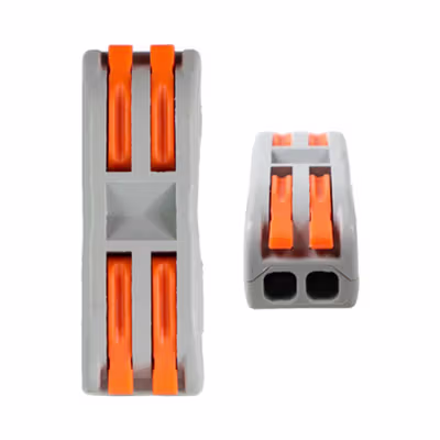 Taffware Terminal Block Konektor Sambungan Kabel Listrik 1 PCS PCT-222 - GTB6 - Gray — gambar 3