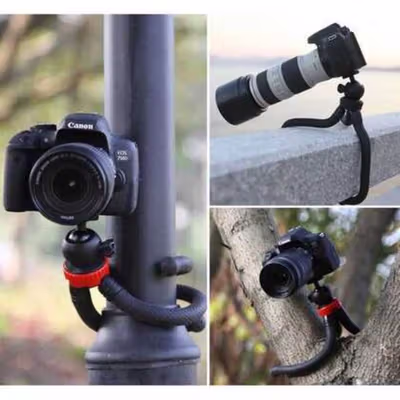 TaffSTUDIO Tripod Kamera Portable Octopus GorillaPod 300mm - B07 - Black — gambar 3