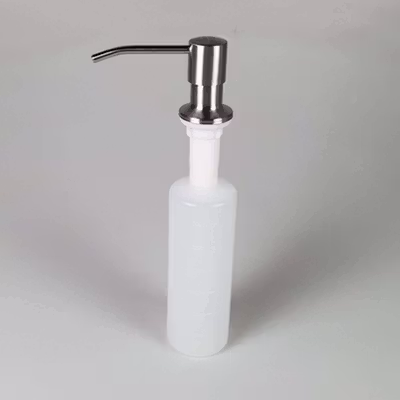 BATHE PROJECT Tempat Sabun Keran Air Soap Dispenser 300ml - JJ-3122 - Silver — gambar 3