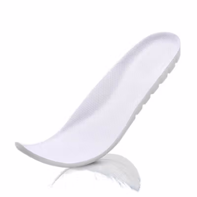 CULACING Insole Sepatu Alas Kaki Orthopedic Kain Velvet Breathable 41 - CGL796 - White — gambar 3