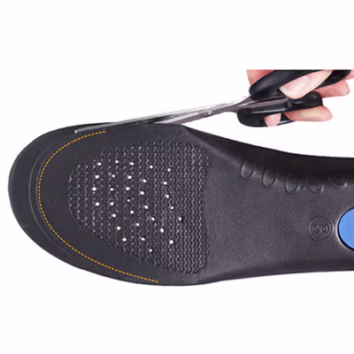 Insole Sepatu Alas Kaki Orthopedic EVA Flatfoot Massage 38-40 - E003 - Blue — gambar 3