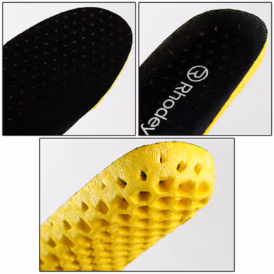 Rhodey Insole Sepatu Alas Kaki Orthopedic Sport 35 - Y3Y27 - Black — gambar 3