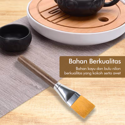 ETRSUNTECH Kuas Debu Teko Teh Tea Pot Dust Brush - ZC0354 - Brown — gambar 3