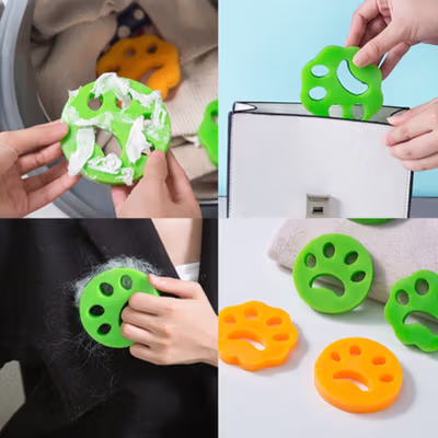 Besmon Pembersih Bulu Hewan Silikon Hair Removal Washable - B-70 - Green — gambar 3