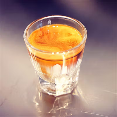 LOFIEE Gelas Kaca Aesthetic Kopi Teh Espresso Coffee Glass 133ml - LF-33 - Transparent — gambar 3
