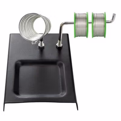 DIYFIX Dudukan Solder Kawat Las Sponge Soldering Iron Stand Holder - DIY85 - Black — gambar 3