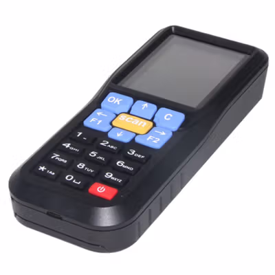 Mini Data Collector Scanning Stock Wireless Barcode Scanner Reader 1D - NT-C6 - Black — gambar 3