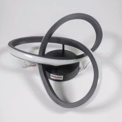 TaffLED Lampu Plafon LED Dimmable Ceiling Light Clover Tri Color 40W - P36 - Black — gambar 3
