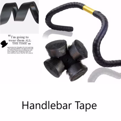 LAYFUZ Hand Grip Bar Tape Handlebar Sepeda Anti Slip 2 Roll - 70616 - Black — gambar 3