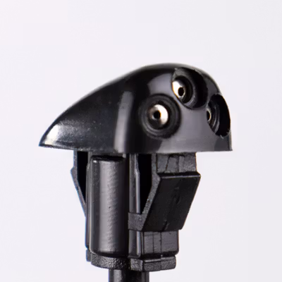 OTOHEROES Nozzle Air Wiper Kaca Mobil Windshield Washer Spray 2 PCS - YY9863 - Black — gambar 3