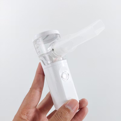 COLEBY Alat Terapi Pernapasan Mesh Nebulizer Inhaler Atomizer - TZ-W08 - White — gambar 3