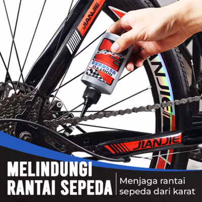 ROGTYO Pelumas Rantai Sepeda Bike Chain Lubricant Oil 100ml - HF834 - Multi-Color — gambar 3