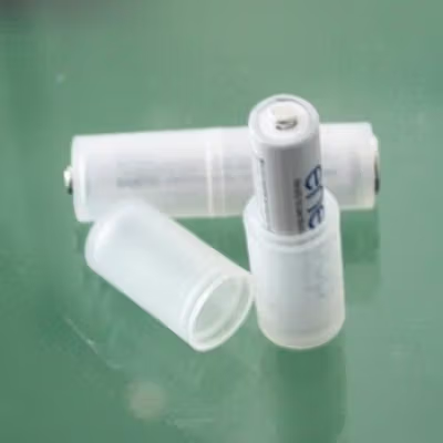 Adapter Case Baterai AAA to AA with Bottom Positive Electrod - JX00115 - Transparent — gambar 3
