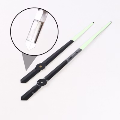 TaffHOME Jam Dinding Besar DIY Giant Glow in The Dark 90-100cm - JM-25 - Green — gambar 3