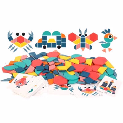 Diikamiiok Mainan Anak Jigsaw Puzzle 3D Children Toy 180PCS - QW-A004 - Multi-Color — gambar 3