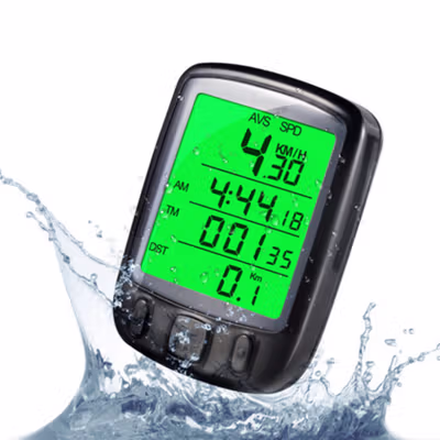 SunDING Speedometer Sepeda Digital Odometer Backlight LCD Waterproof - SD-563A - Black — gambar 3