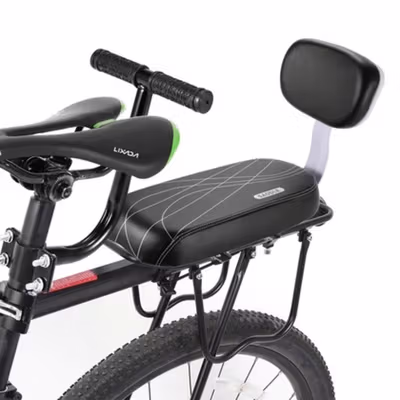SUPREGRIP Gagang Jok Sepeda Tambahan Handle Grip Kids Safety Bike Rod - FX12 - Black — gambar 3