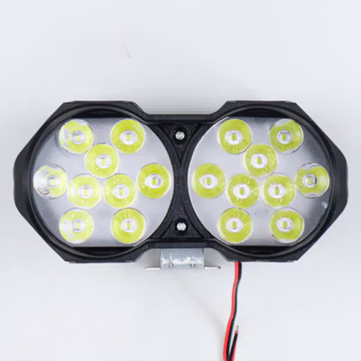 Lampu Tembak Motor Spotlight LED Foglamp ATV Cool White 6500K 9W 12V - L5 - Black — gambar 3