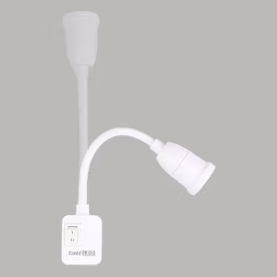 TaffLED Fitting Lampu Bohlam LED EU Plug 220V 25A E27 with Switch - HF-666 - White — gambar 3