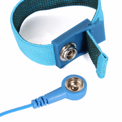 LEKO Anti Static Wrist Strap Tali Anti Listrik Statis 1M - ESD - Blue — gambar 3
