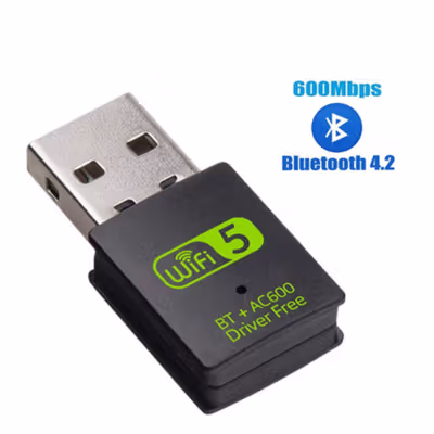 Comfast Mini USB WiFi Bluetooth 2in1 Dongle Dual Band 802.11AC 600Mbps - K605 - Black — gambar 3