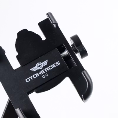 OTOHEROES Holder Motor Smartphone Full Alloy Body - C-2 - Black — gambar 3