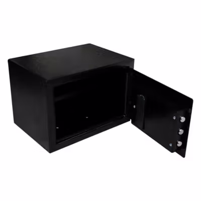 TaffGUARD Kotak Brankas Hotel Mini Password Safe Deposit Box Medium - EB20 - Black — gambar 3