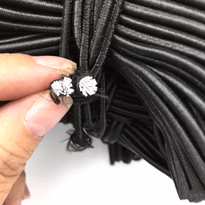 Coobigo Tali Karet Pengikat Barang Bagasi Motor Elastic Cord Strap 1M - CB-1 - Black — gambar 3