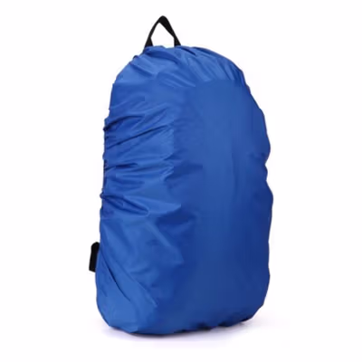 Rhodey Rain Cover Bag Waterproof Universal Jas Hujan Tas Ransel 30-40L - WB20 - Black — gambar 3