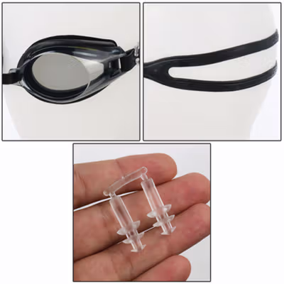 Kacamata Renang Anak Anti Fog Kids Swimming Goggles - EE243 - Black — gambar 3