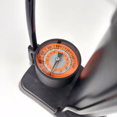 TaffSPORT Pompa Sepeda Portable Light Mini Floor Pump 160 PSI - PM50 - Black — gambar 3
