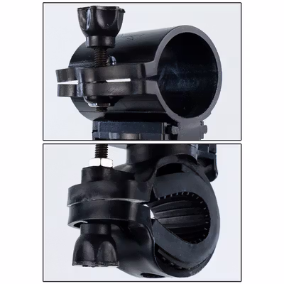 AloneFire Holder Senter Sepeda Flashlight Bracket Mount 360 Degree - AB-2961 - Black — gambar 3
