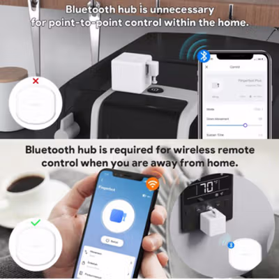 Tuya Fingerbot Finger Robot Bluetooth Smart Home Voice Control - N-1 - Black — gambar 3