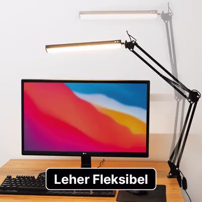 TaffLED Lampu Meja Belajar LED 3 Color 3500-6000K 12W - FX310 - Black — gambar 3