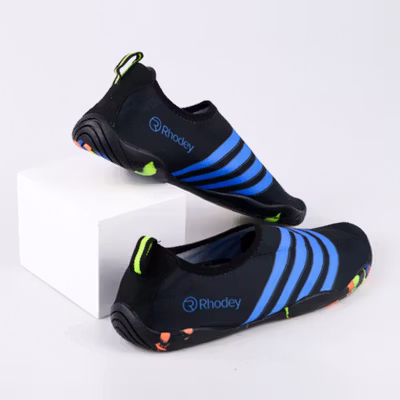 Rhodey STOUREG Sepatu Pantai Olahraga Air Water Sports Barefoot Shoes 39 - 6688 - Black/Blue — gambar 3
