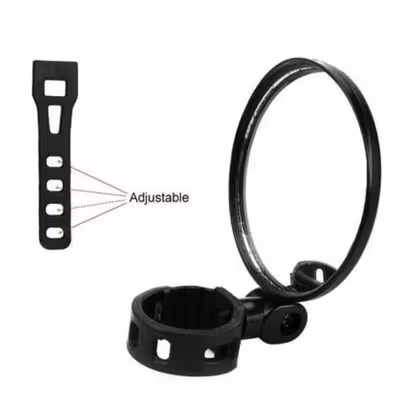 TaffSPORT Kaca Spion Sepeda Bike Blindspot Rearview 360 Derajat 1 PCS - HF00954 - Black — gambar 3
