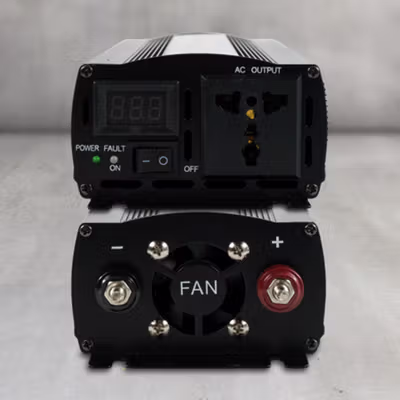 Taffware Power Inverter Mobil Pure Sine Wave DC 12V to AC 220V 1600W - NBQ1600W - Black — gambar 3