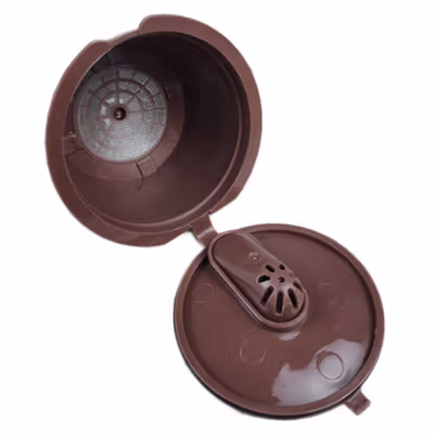 iCafilas Reusable Capsule 1 PCS Compatible for Nescafe Dolce Gusto - F457 - Brown — gambar 3