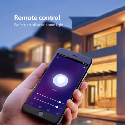 TaffLED Lampu Bohlam LED Smart Bulb Bluetooth WiFi RGBCW E27 9W - A60 - White — gambar 3