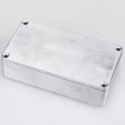XFDZ Kotak Casing Pedal Efek Gitar Stomp Box Aluminium 112x60x30mm - 1590B - Silver — gambar 3