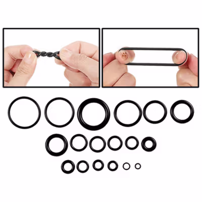 Taffware Karet Rubber O-Ring Seal Tightening Repair Kit 225 PCS - E436 - Black — gambar 3