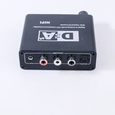 Audio Konverter DAC Audio HiFi Coaxial Toslink ke 3.5mm AUX RCA - AV-C6 - Black — gambar 3
